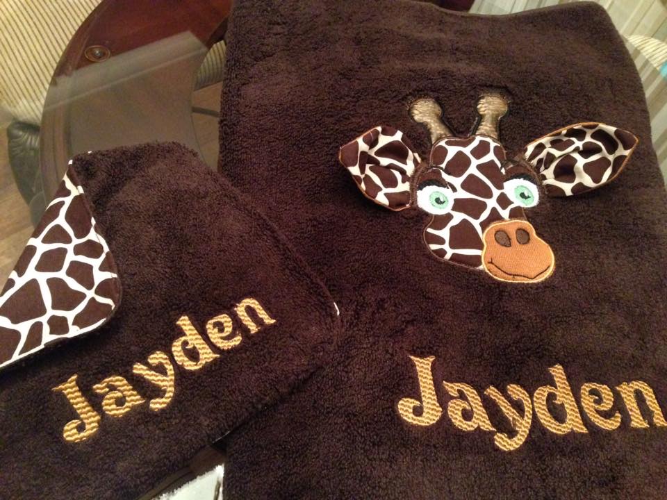 Custom 3D 2pc Kids Towel Set