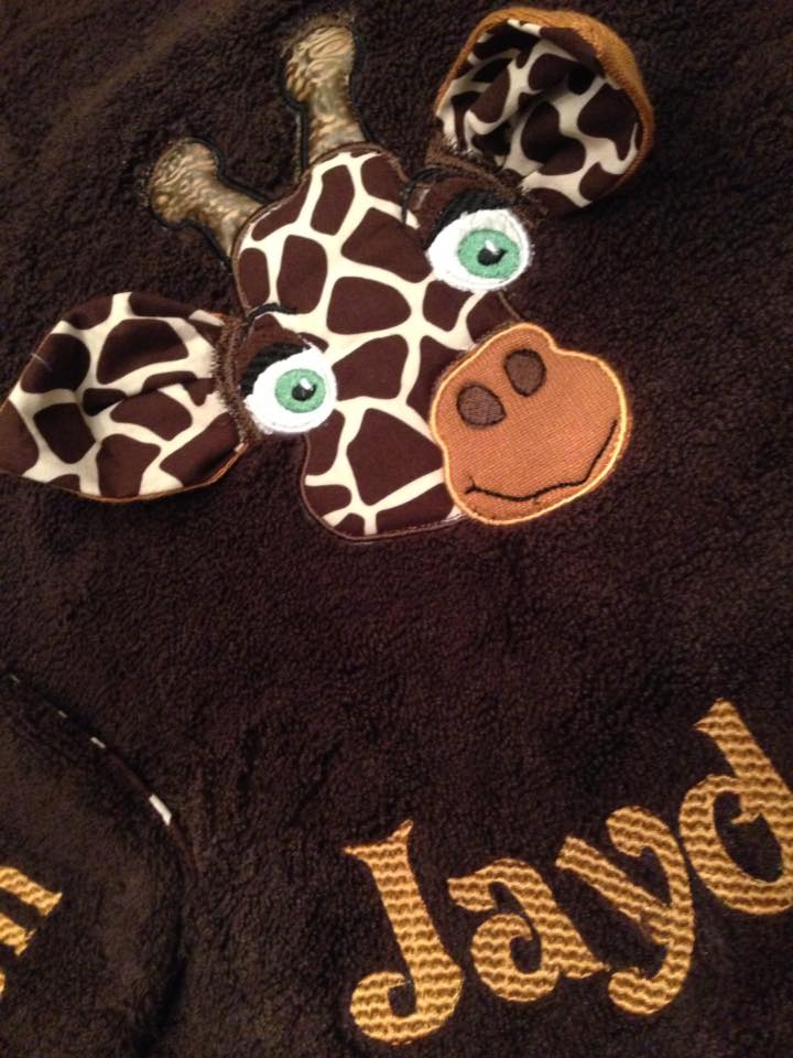 Custom 3D 2pc Kids Towel Set