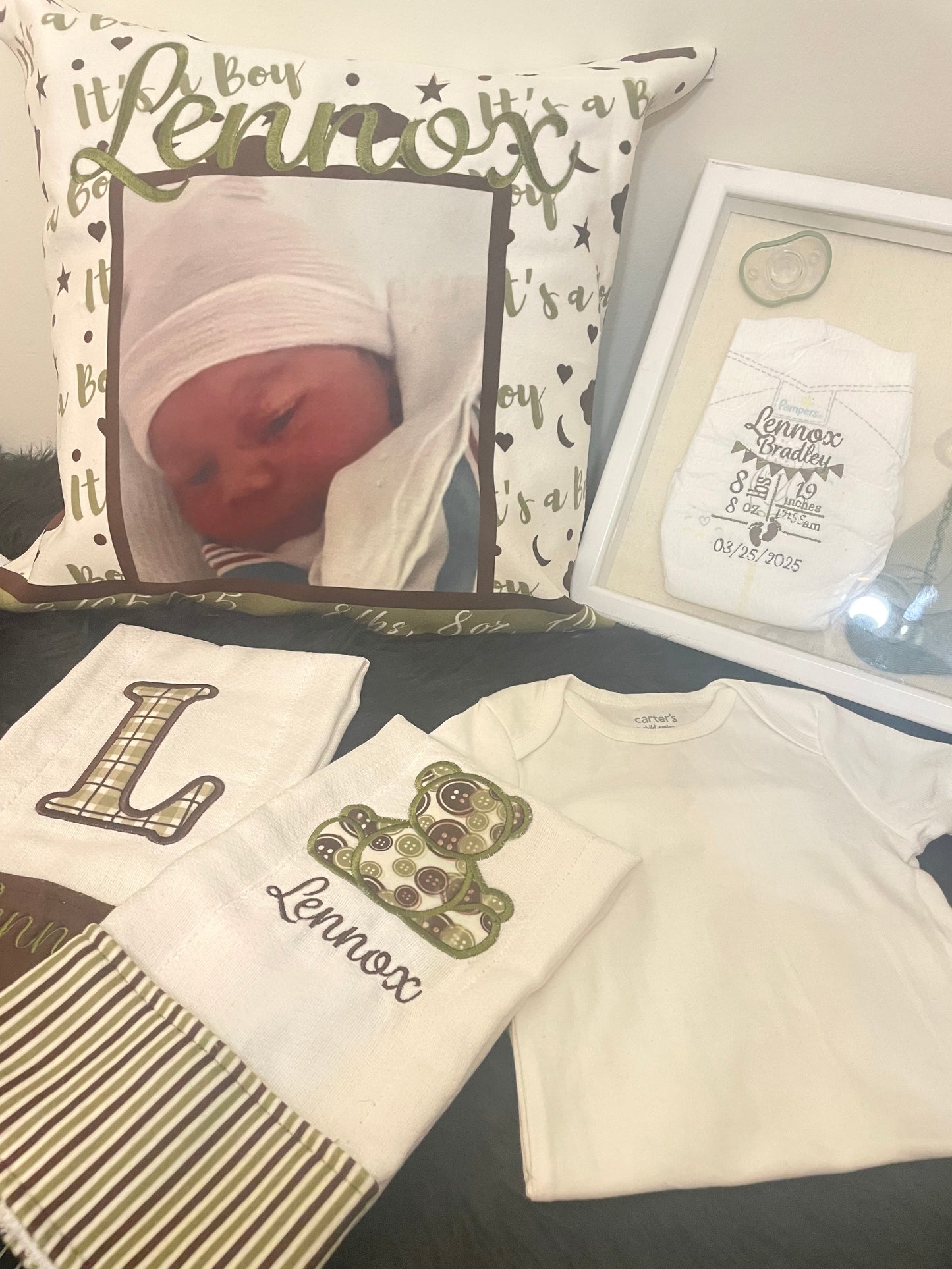 New Arrival Birth Announcement Gift Basket