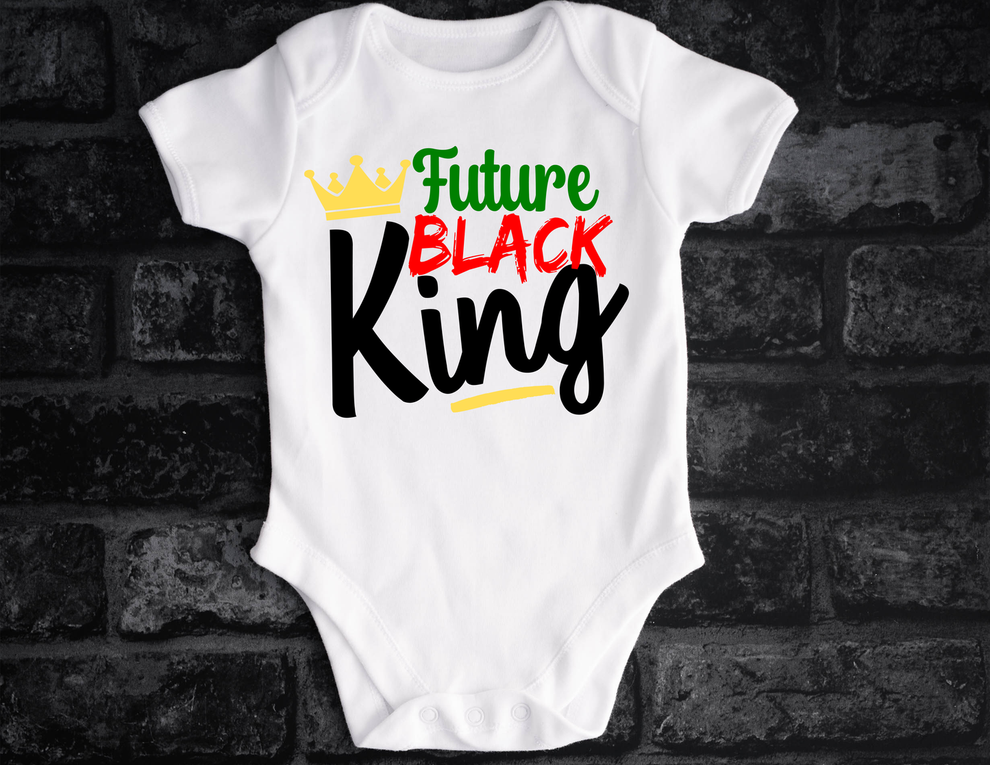 Future Black King Onesie