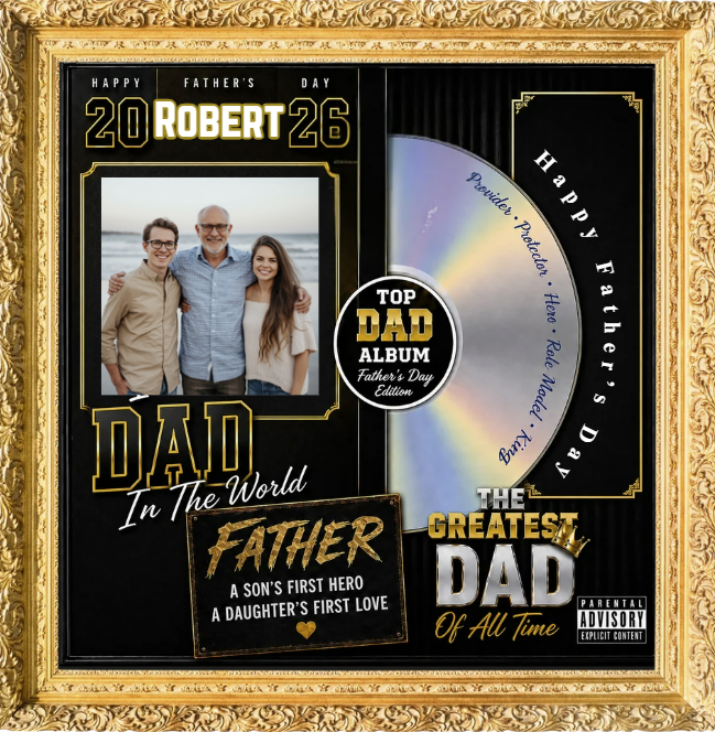 Top Dad Album™ Personalized Father’s Day Frame