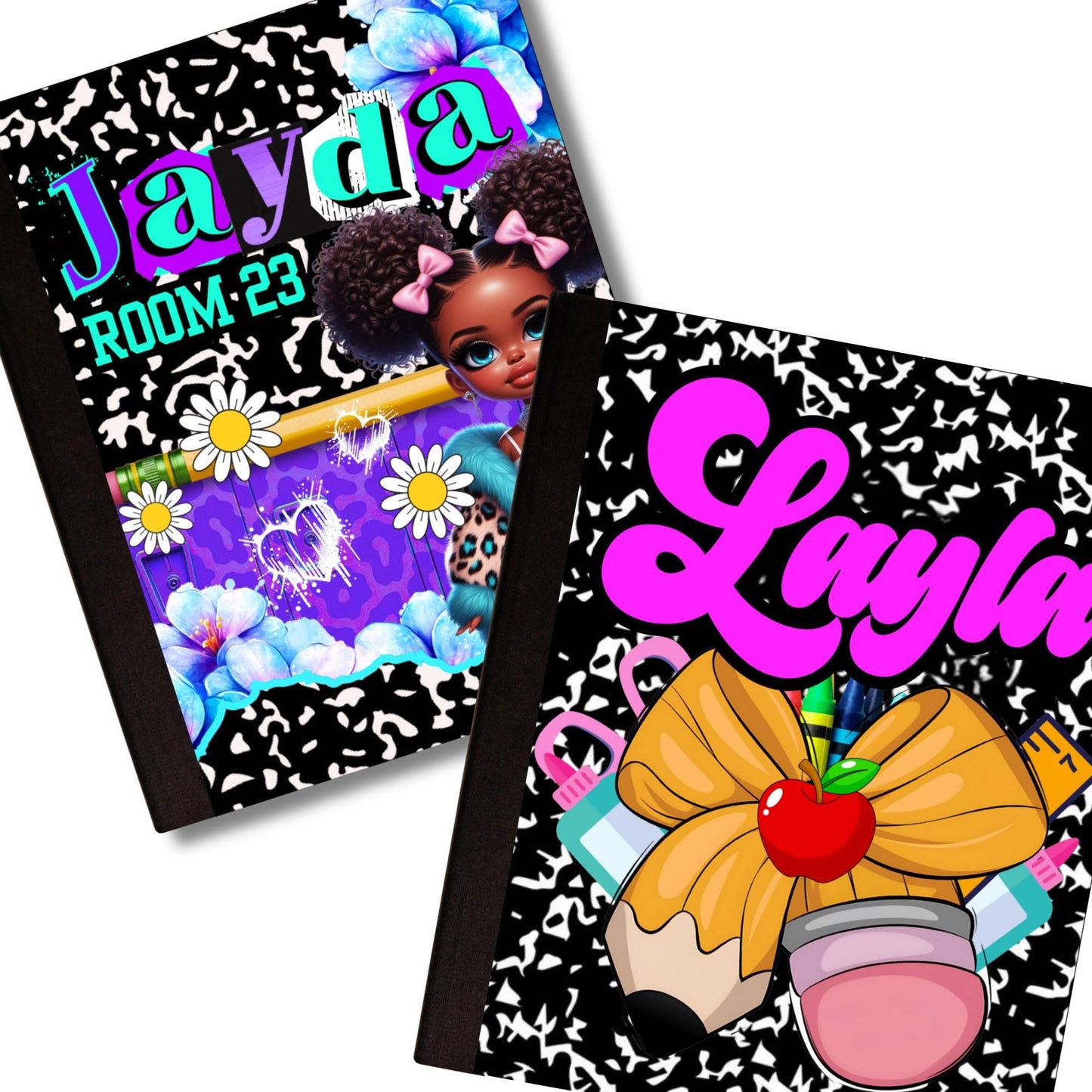 Sassy Girl Composition Notebooks (Choose 1, 2, or 3)