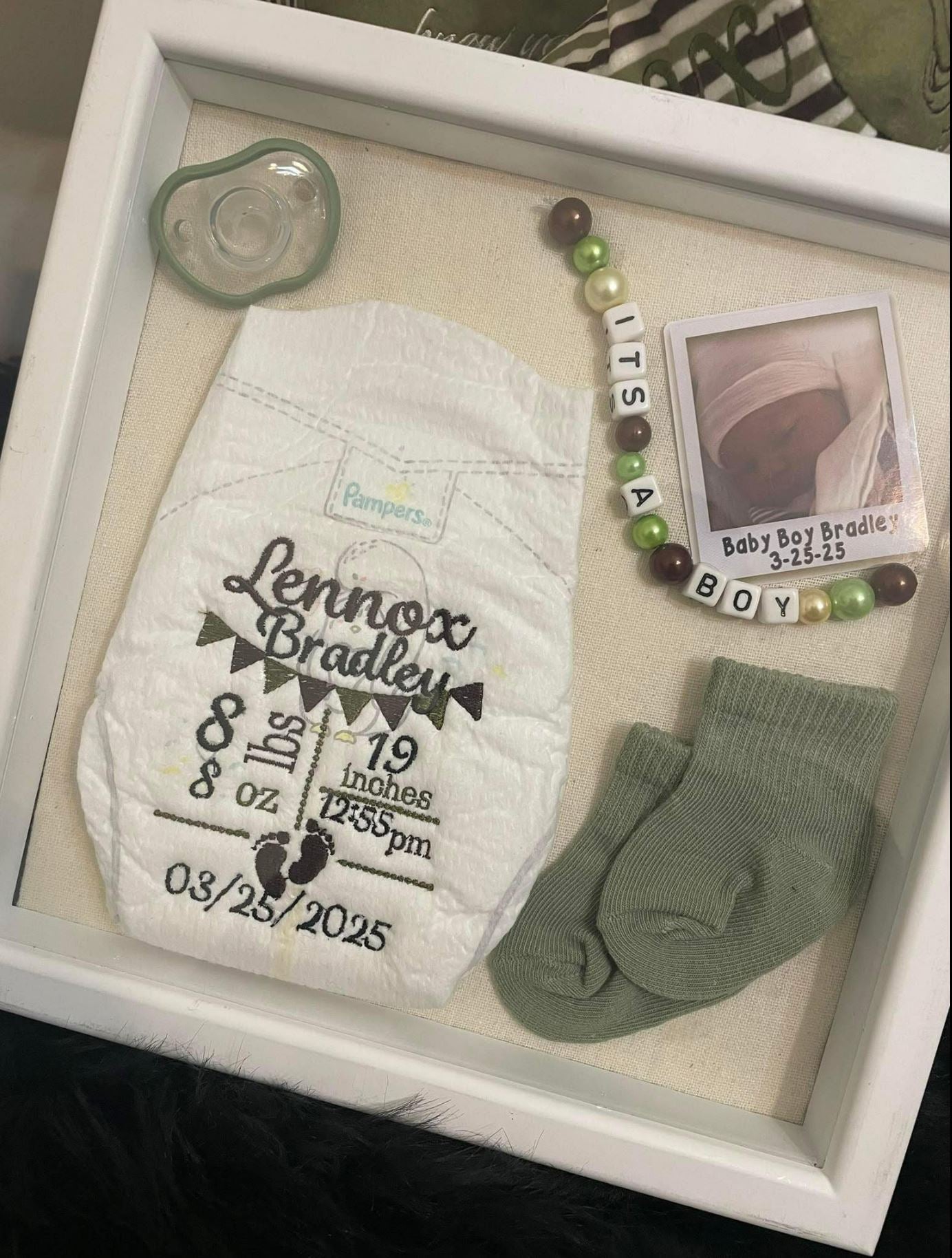 New Arrival Birth Announcement Gift Basket