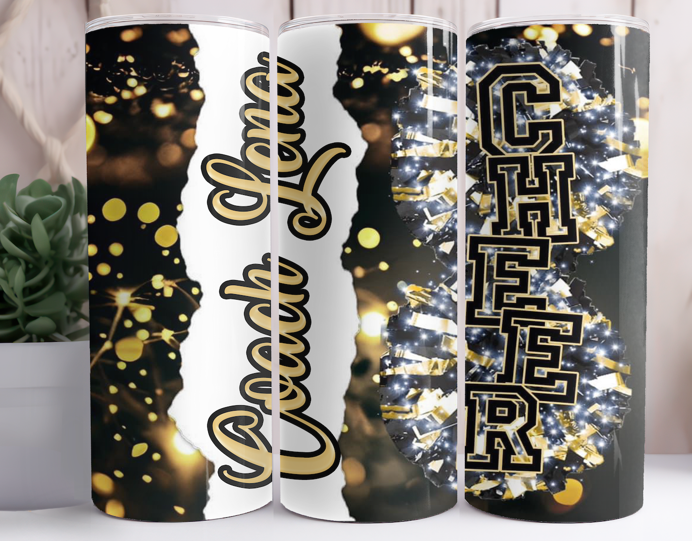 Custom Cheer Coach Styled Tumbler