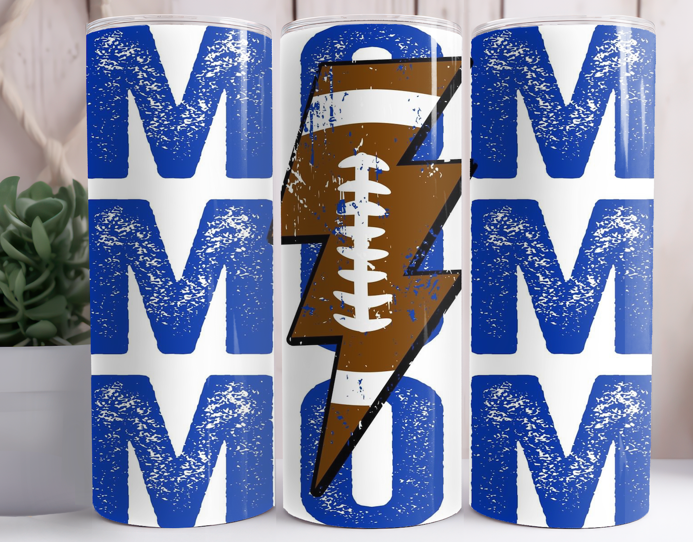 Football Styled Tumbler