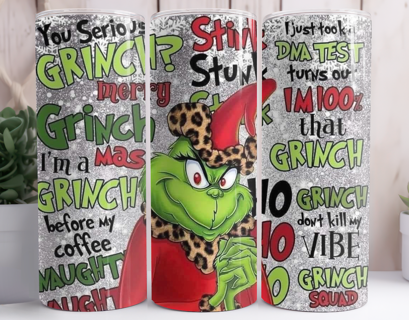 Grinch Styled Tumbler