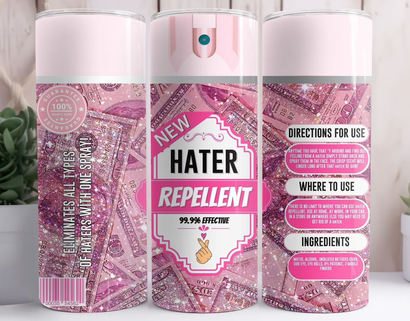 Hater Repellent Styled Tumbler