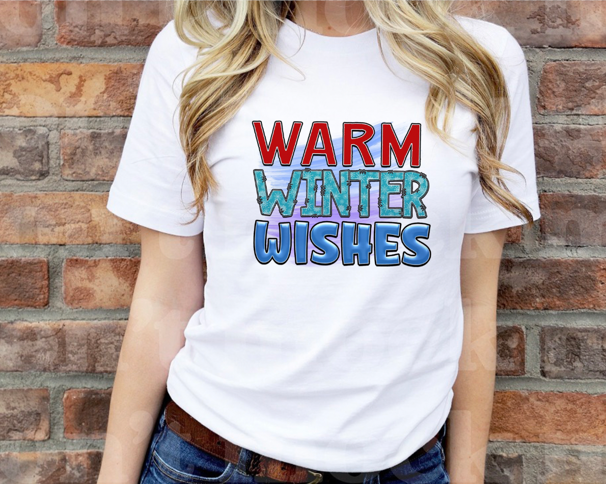 "Warm Wishes" Winter Tshirt