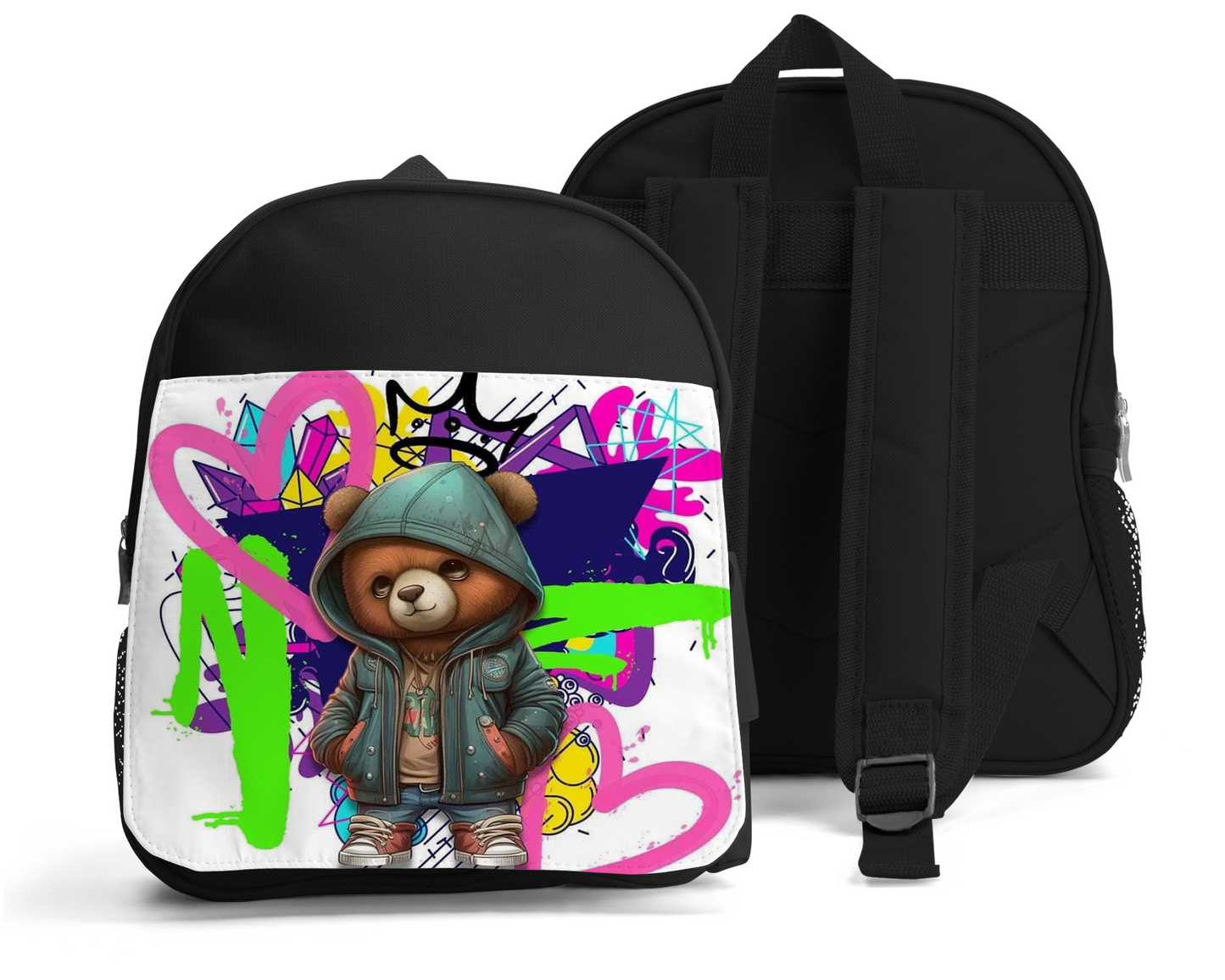 Bear Graffiti Kids Backpack