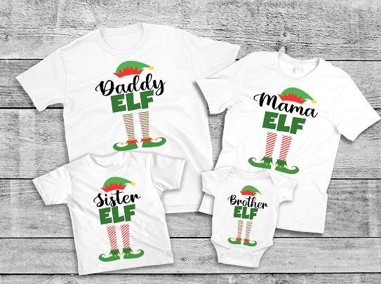 Elf Family Tshirts