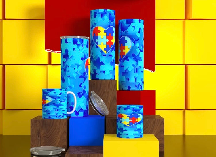 Autism Inspired Tumbler