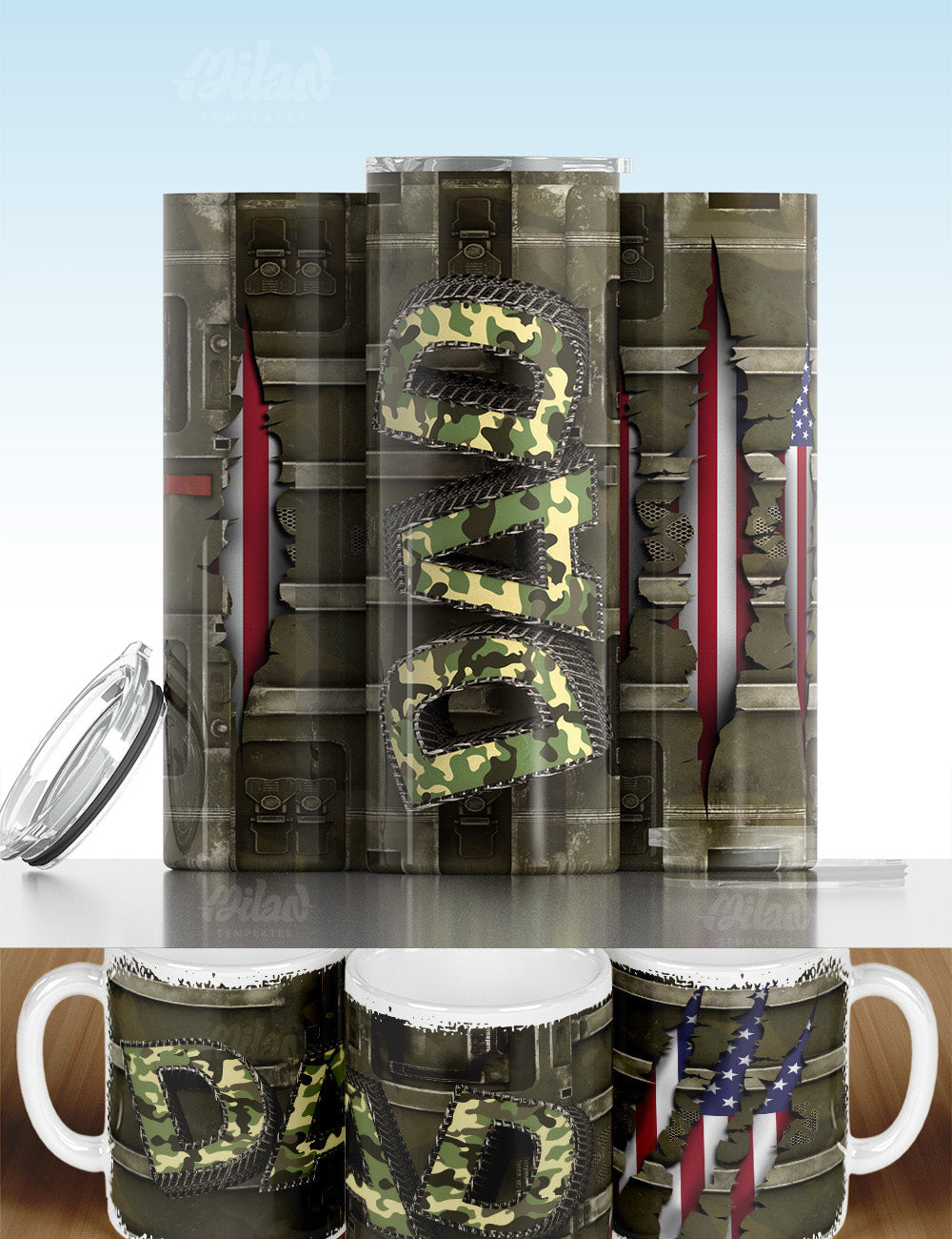 Dad Flag's Tumbler