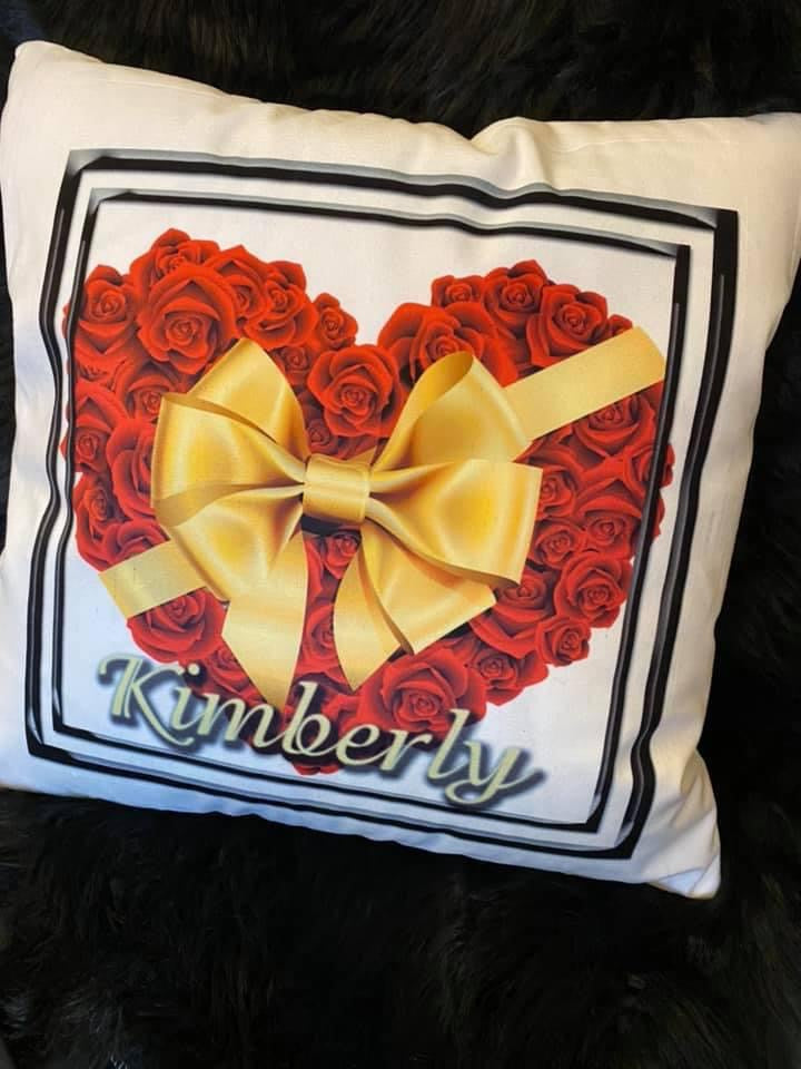Custom Valentine’s Day Pillow