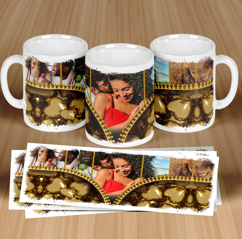 Custom Heart Filled Mug’s