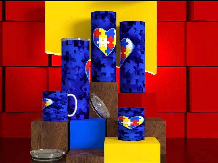 Autism Inspired Tumbler