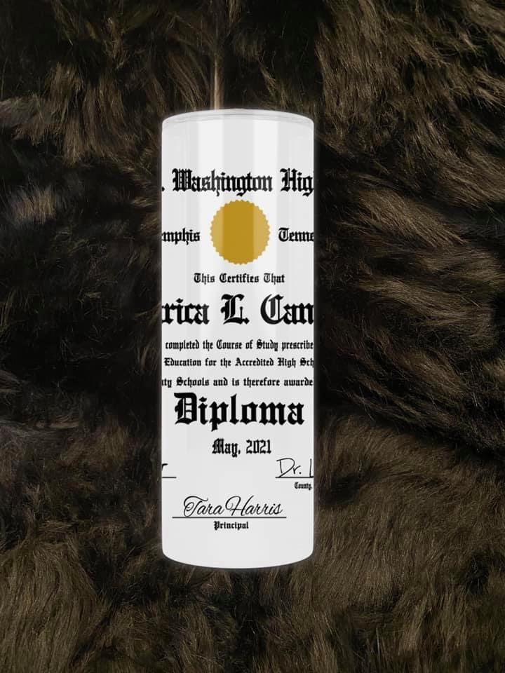 Graduate Diploma Tumbler