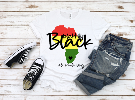 “Black All Month Long” History Tshirt