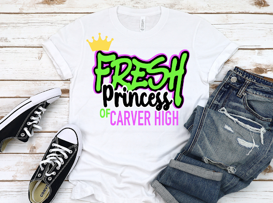 Custom, Fresh Prince & Princess School Tshirts