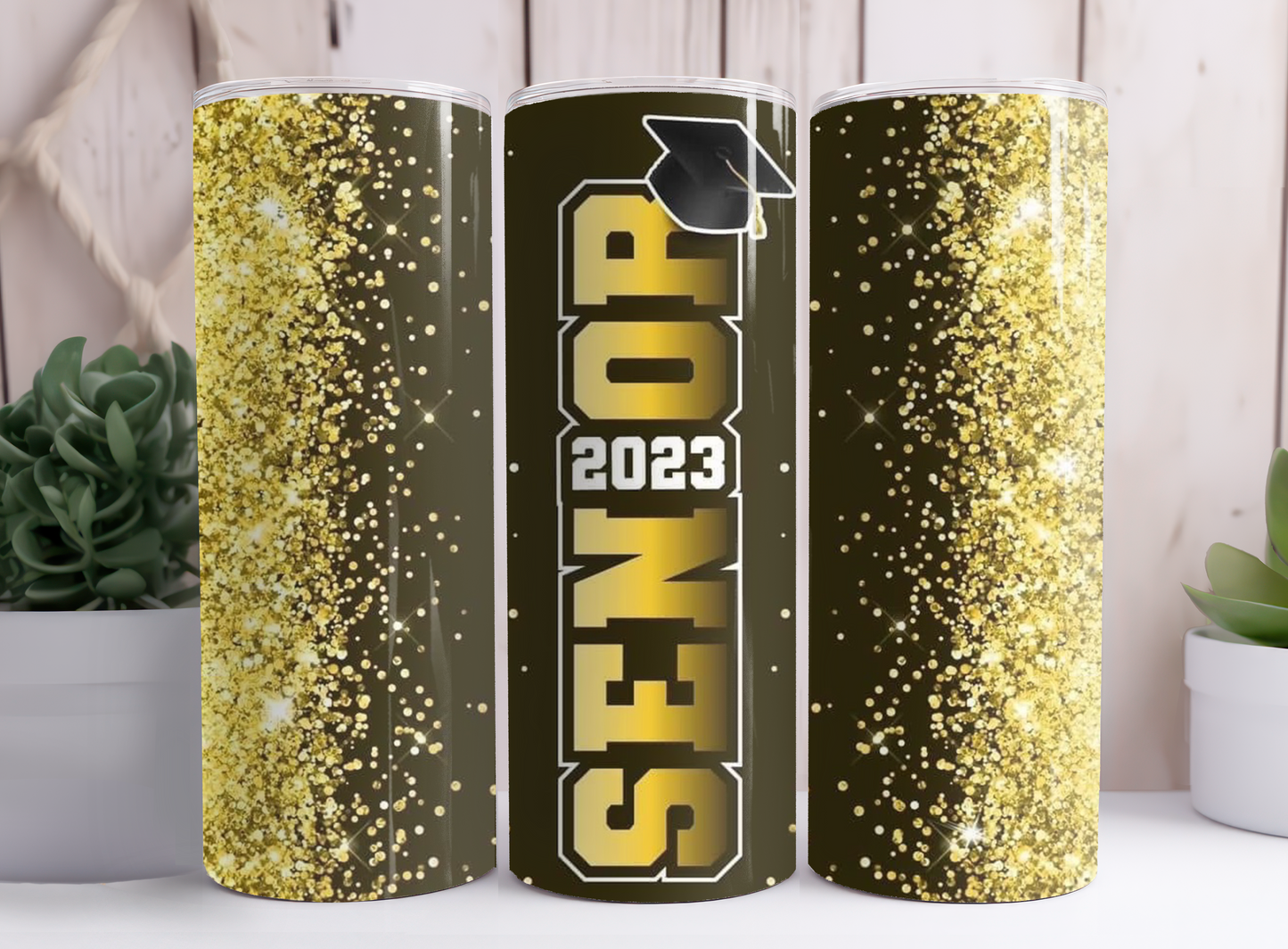 Custom Shimmer Senior Tumbler