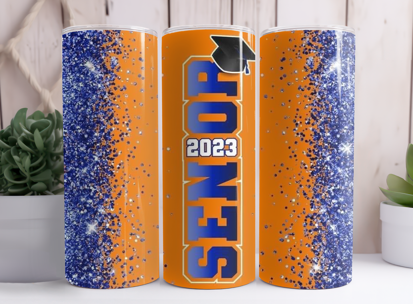 Custom Shimmer Senior Tumbler