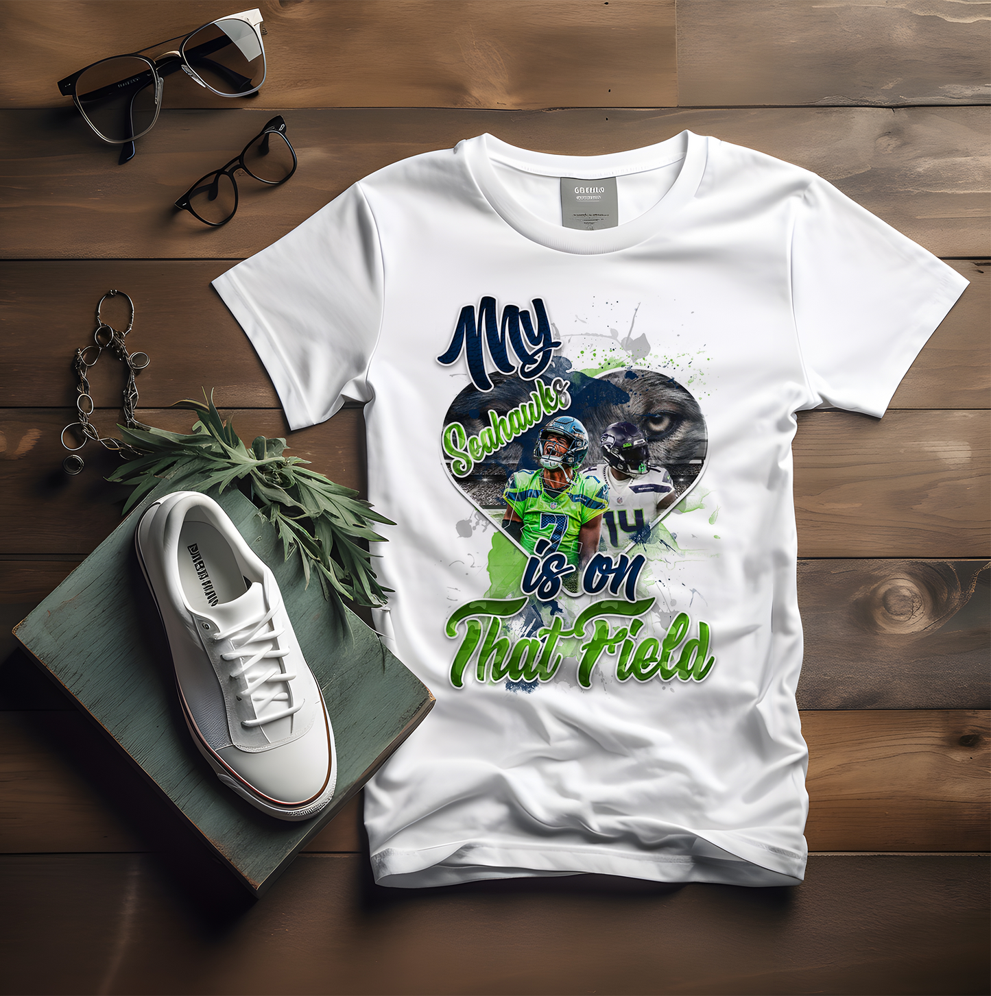 Custom "My Team Is On That Field" Tshirt