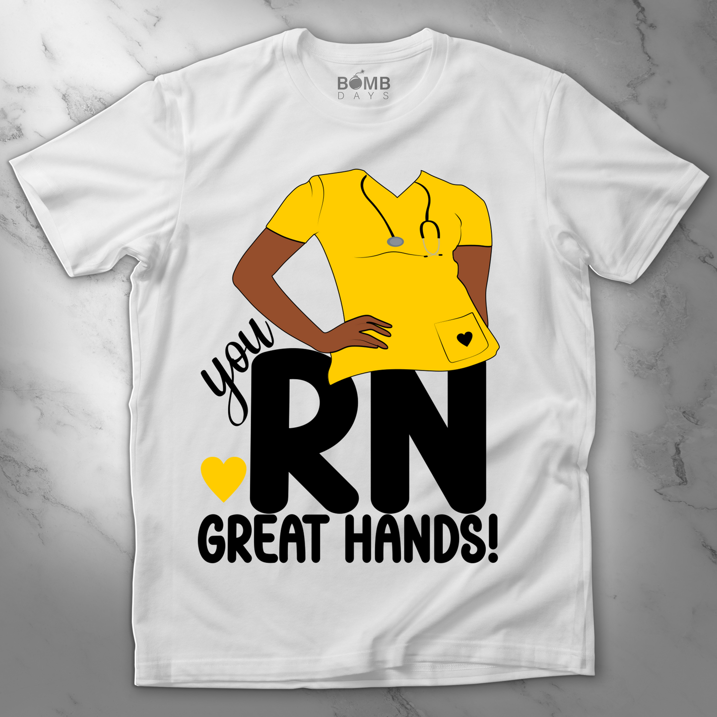 "You're N Good Hands" Registered Nurse Tshirt