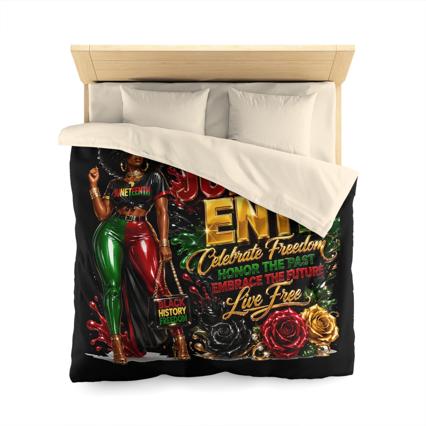 Juneteenth Duvet Cover — Celebrate Freedom Black History Bedding