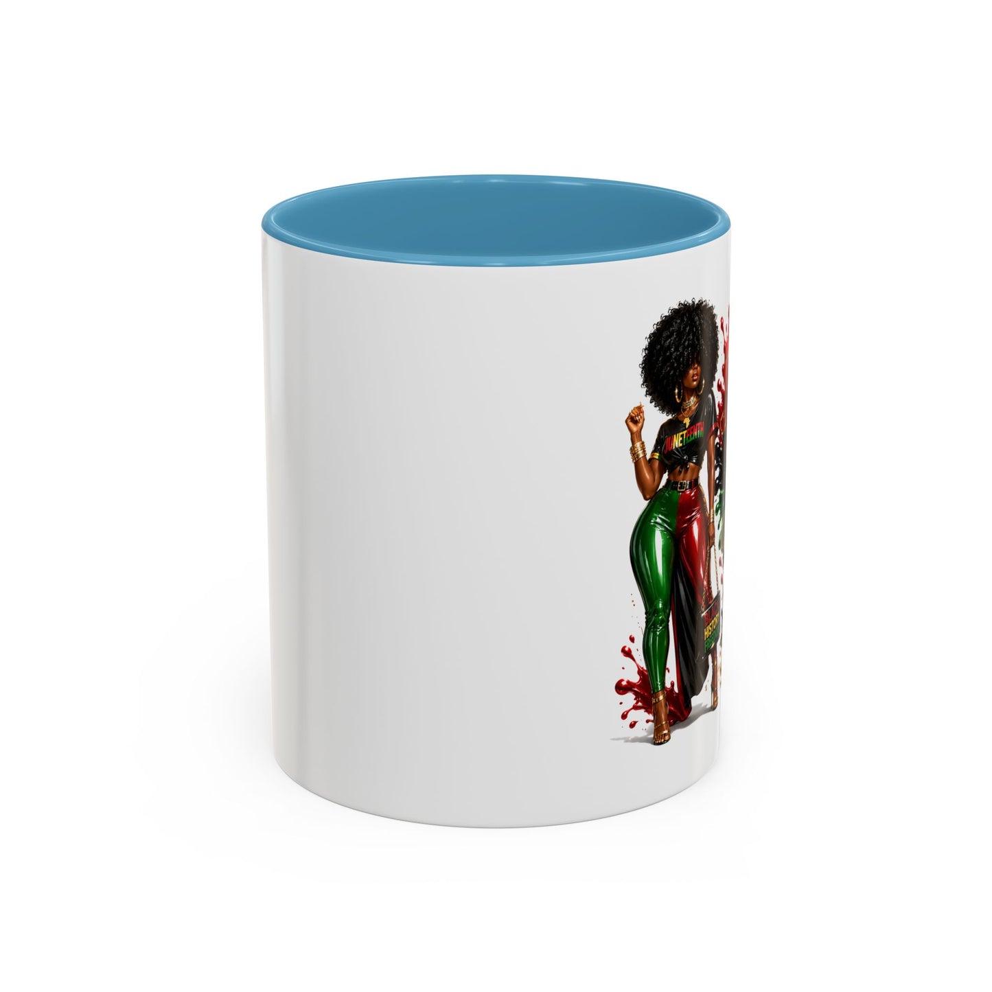 Juneteenth Celebration Coffee Mug — Black Empowerment Design (11/15oz)