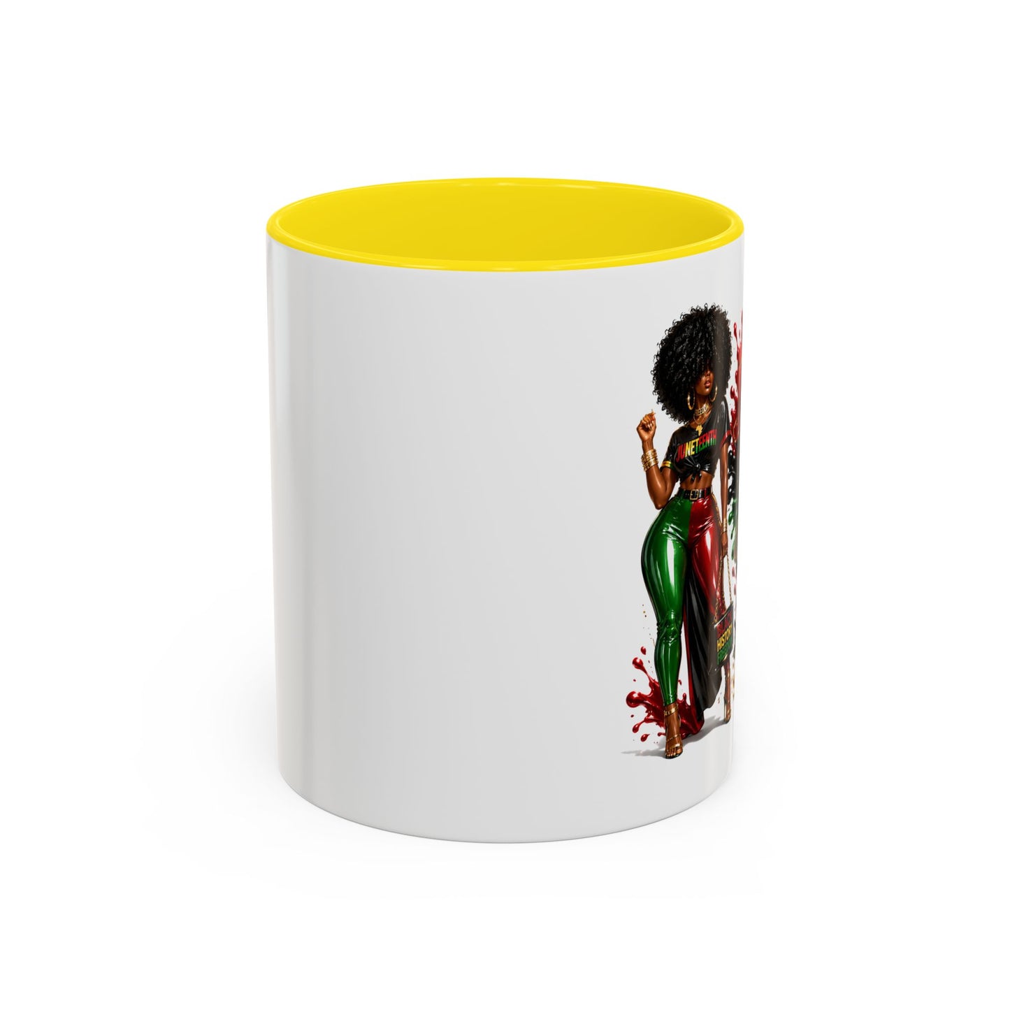 Juneteenth Celebration Coffee Mug — Black Empowerment Design (11/15oz)