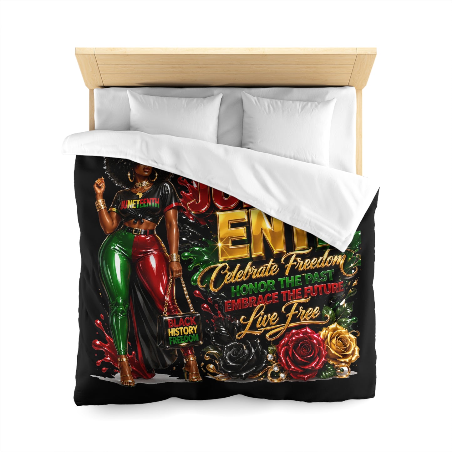 Juneteenth Duvet Cover — Celebrate Freedom Black History Bedding