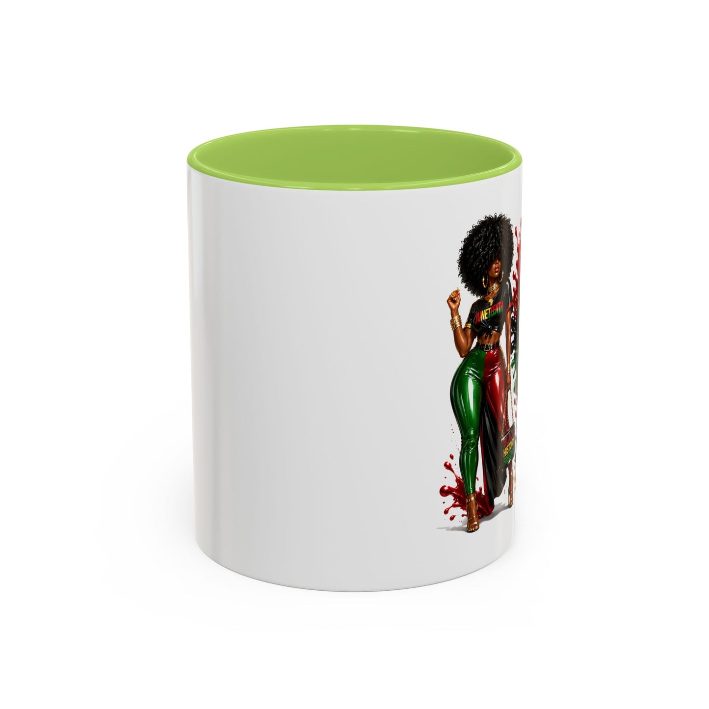 Juneteenth Celebration Coffee Mug — Black Empowerment Design (11/15oz)