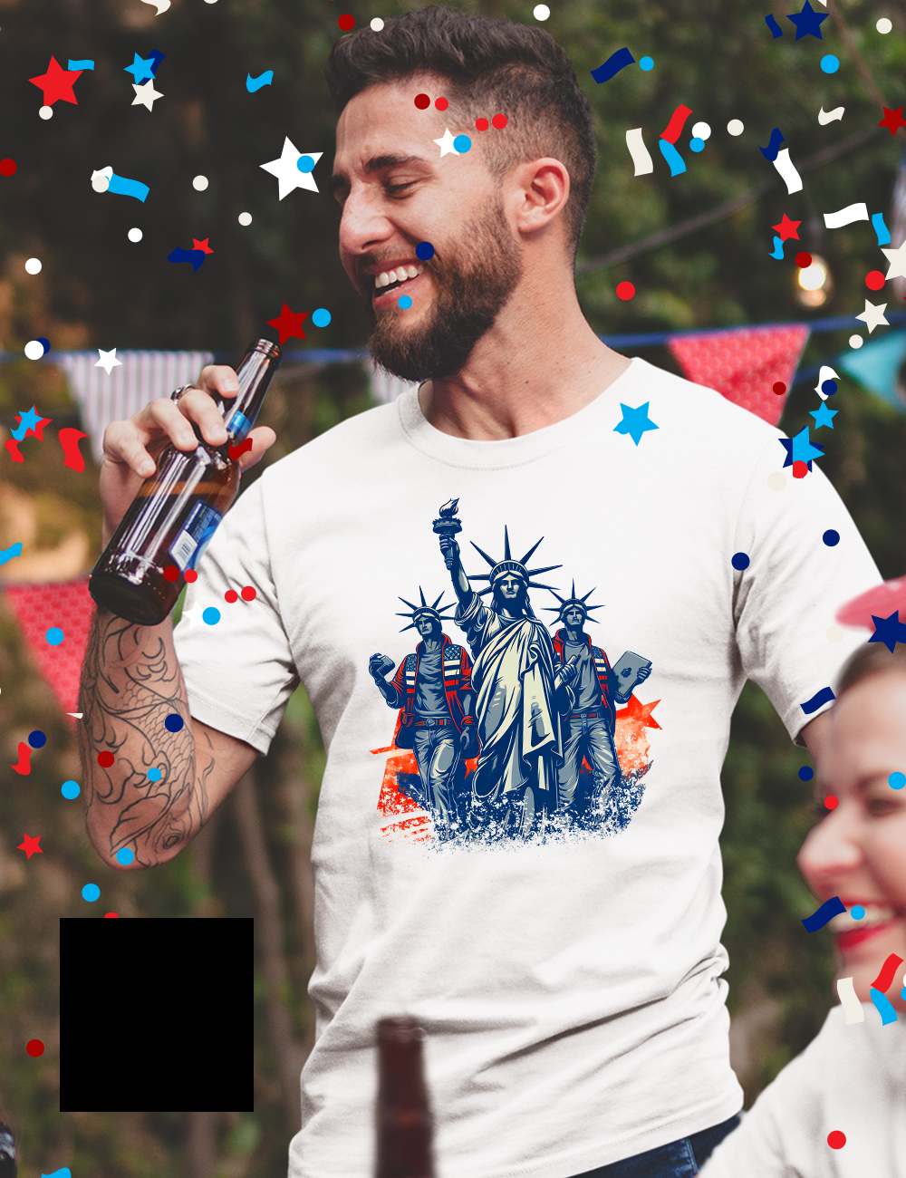 4th Of July Liberty Tshirt