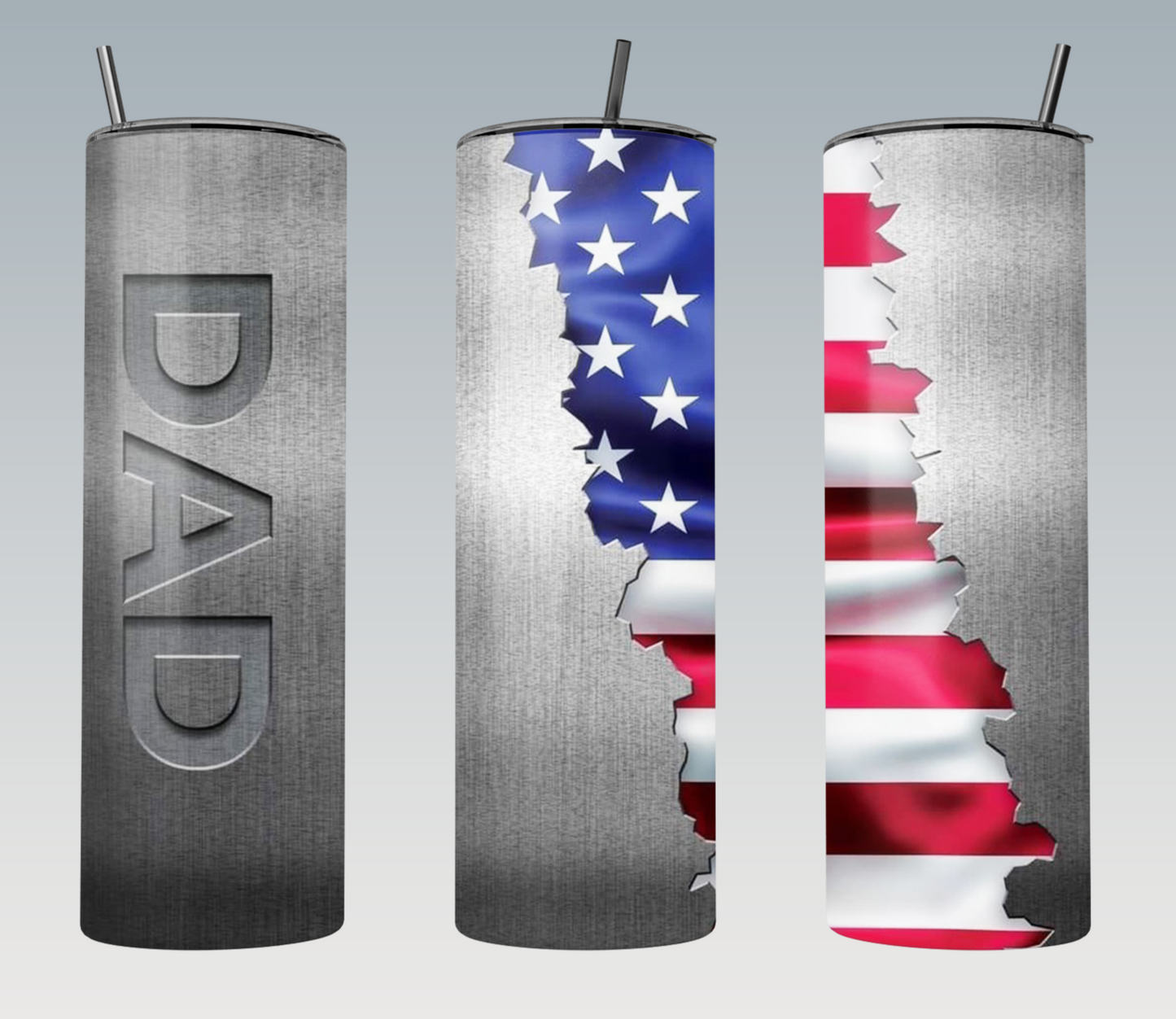 USA Dad Flag Tumbler