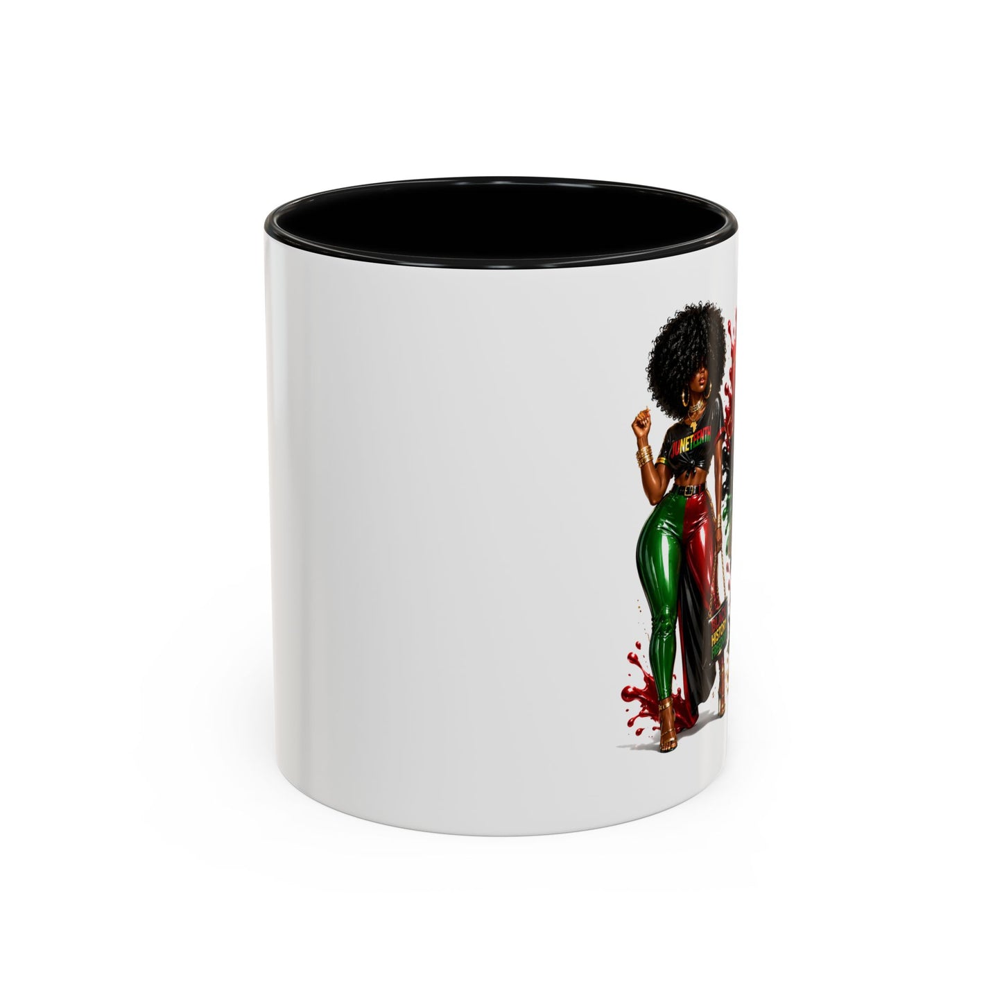 Juneteenth Celebration Coffee Mug — Black Empowerment Design (11/15oz)