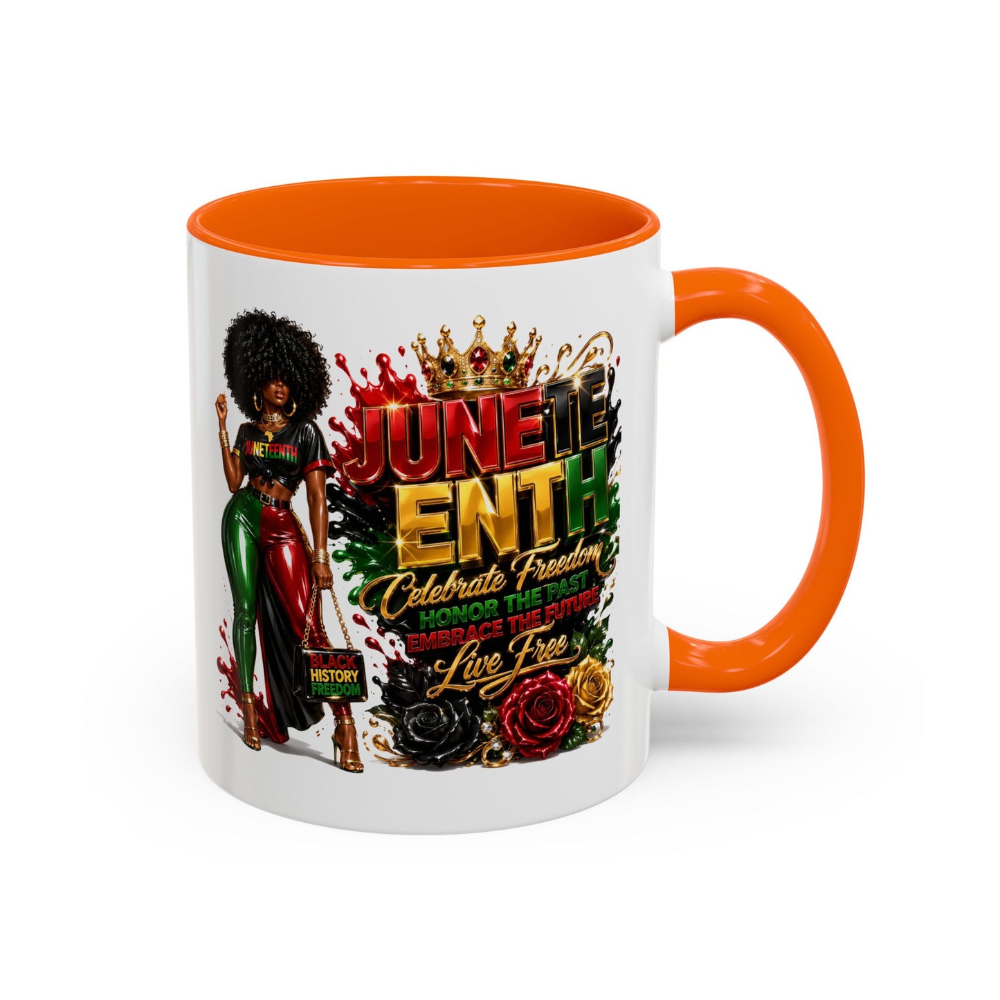 Juneteenth Celebration Coffee Mug — Black Empowerment Design (11/15oz)