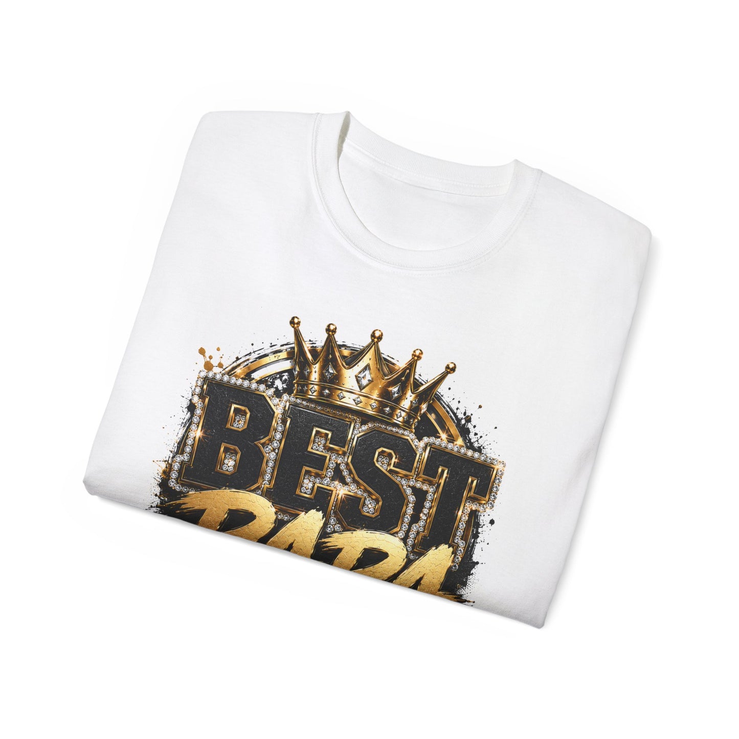 Best Papa T-Shirt — Father's Day Crown Graphic Tee