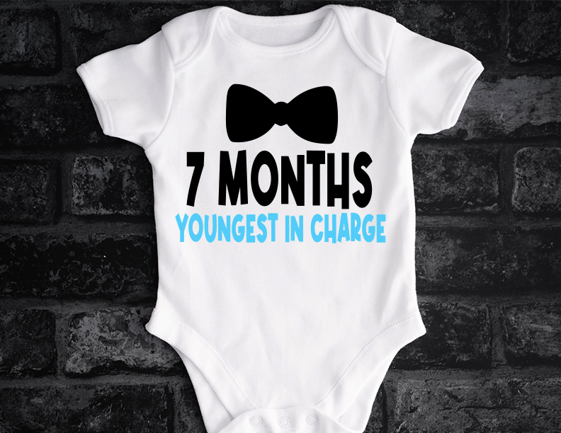 Milestone Newborn Boy Onesie