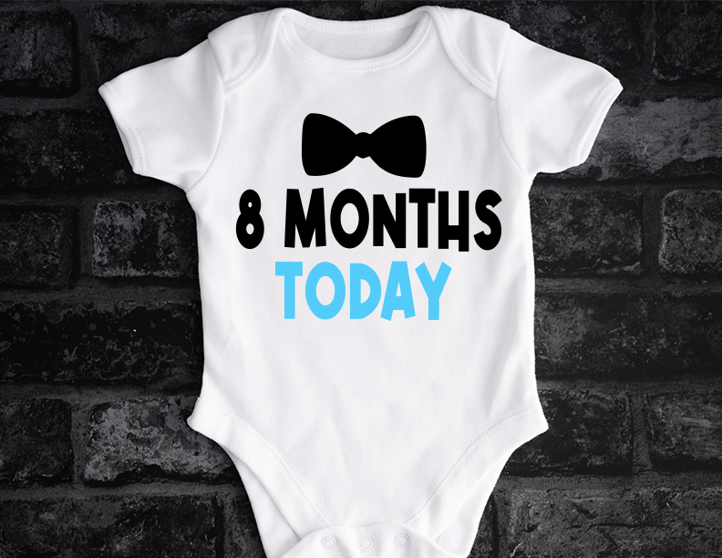 Milestone Newborn Boy Onesie