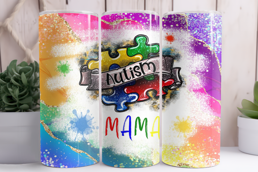 Autism Mama Tumbler