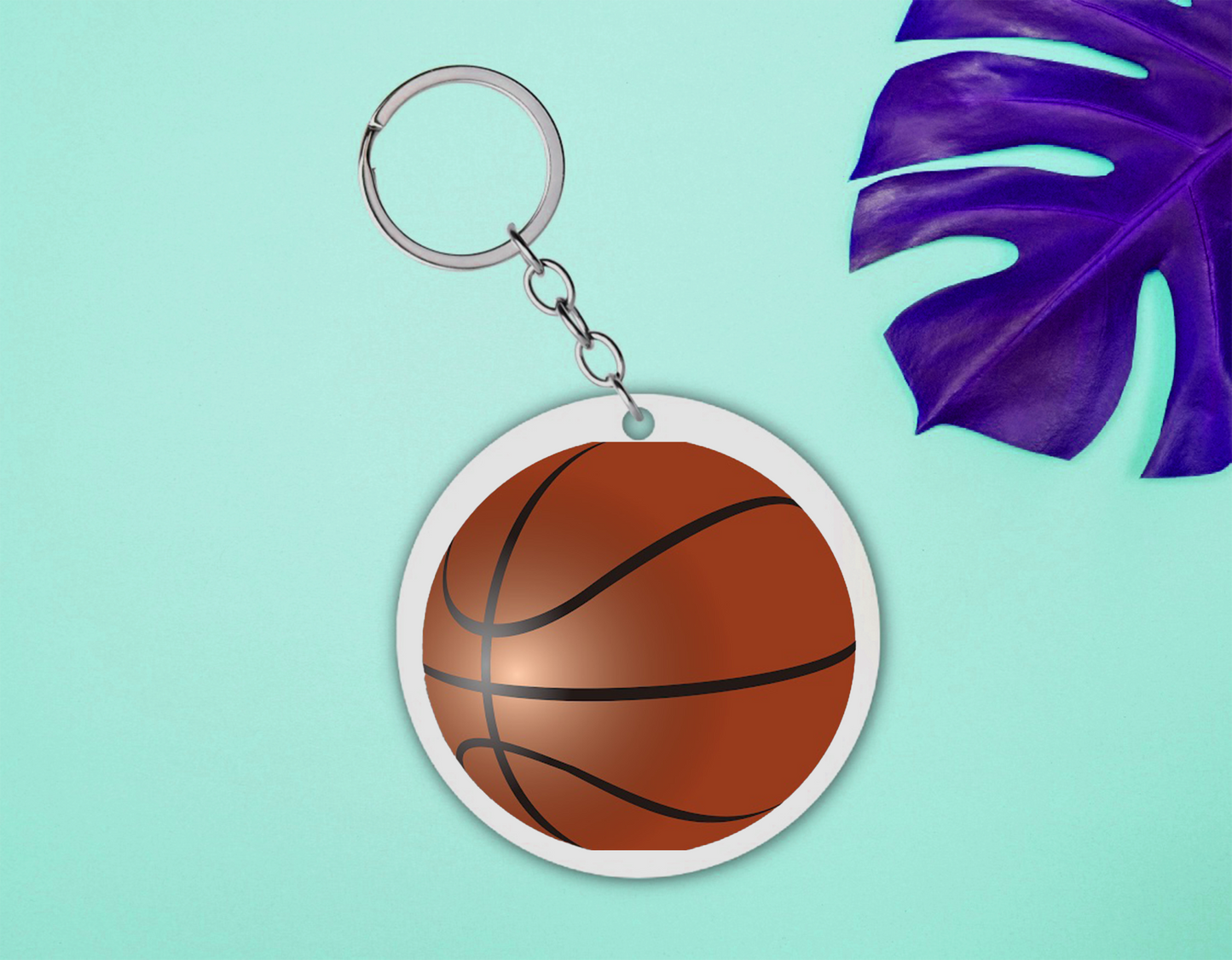 Basketball Keychain