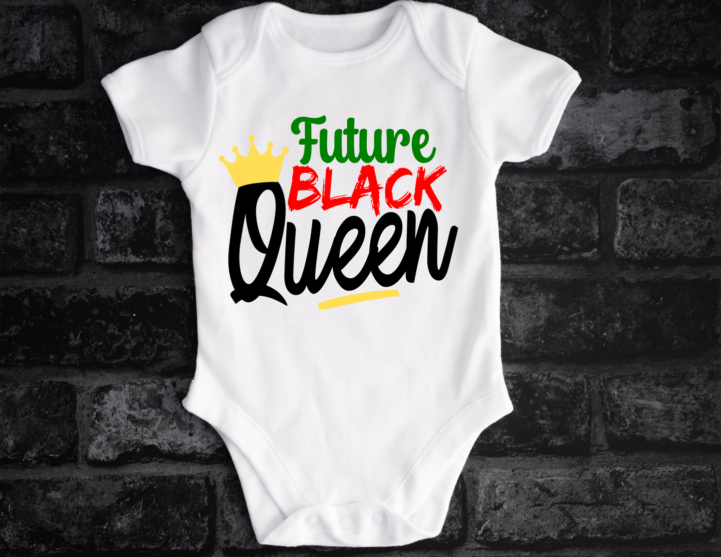 Future Black Queen Onesie