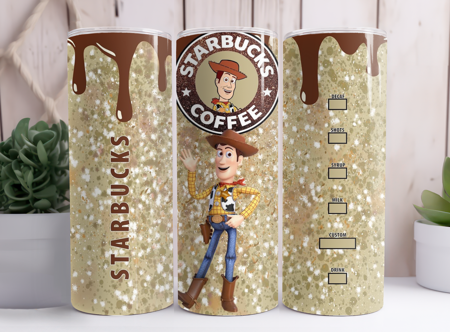 Woody Starbucks Tumbler