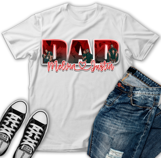 Custom Dad & Children Tshirt