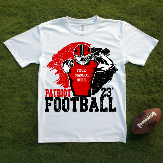 Custom Football Mascot Tshirt