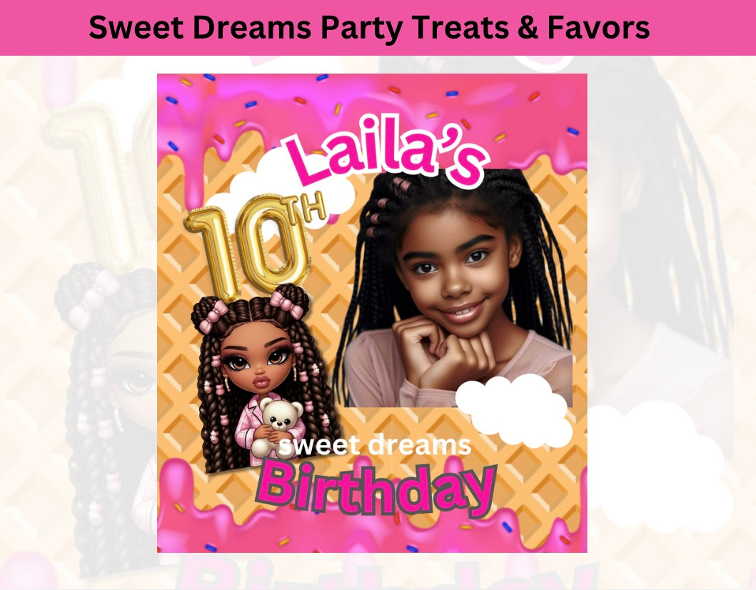 Sweet Dreams Party Treats & Favors