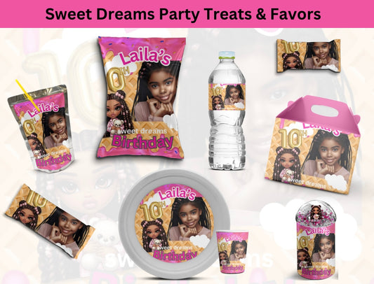 Sweet Dreams Party Treats & Favors