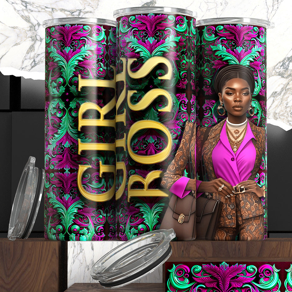 Black Girl Boss Tumblers