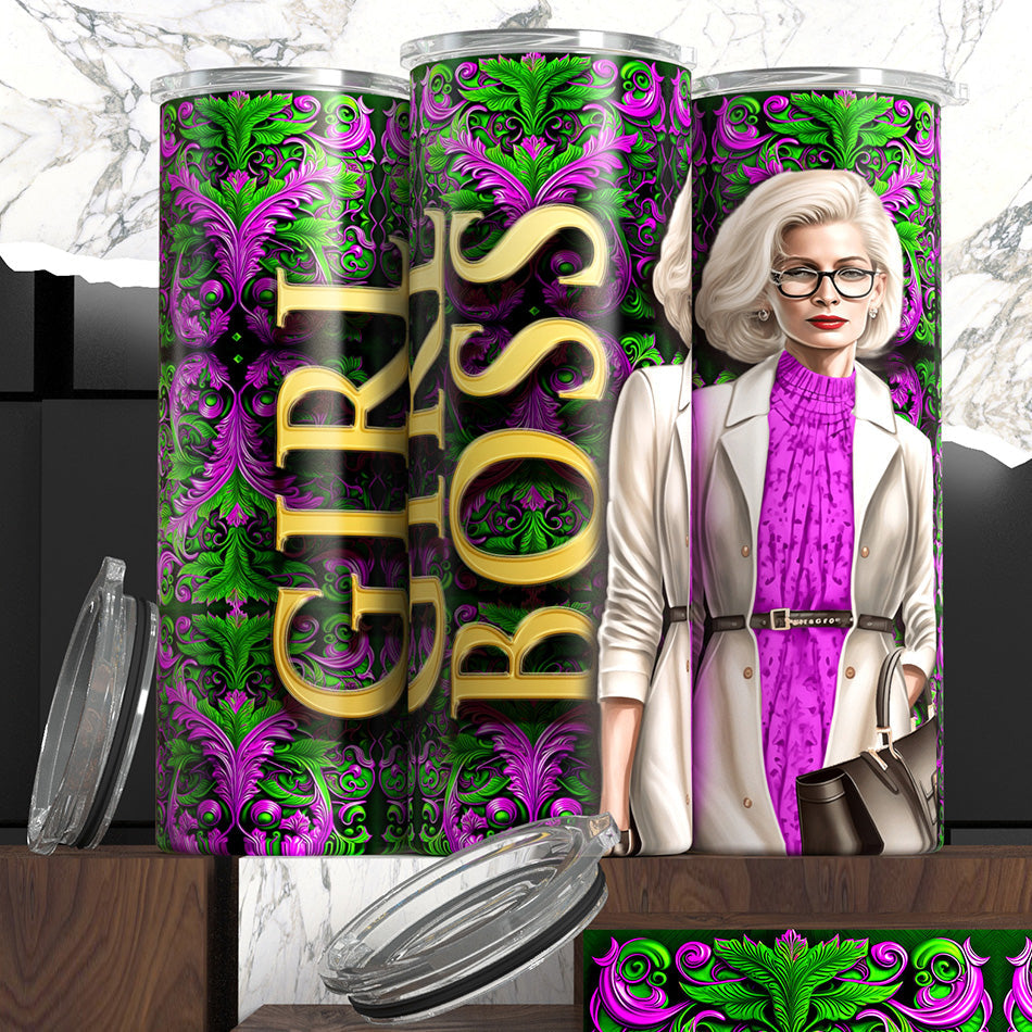 Blonde Girl Boss Tumblers