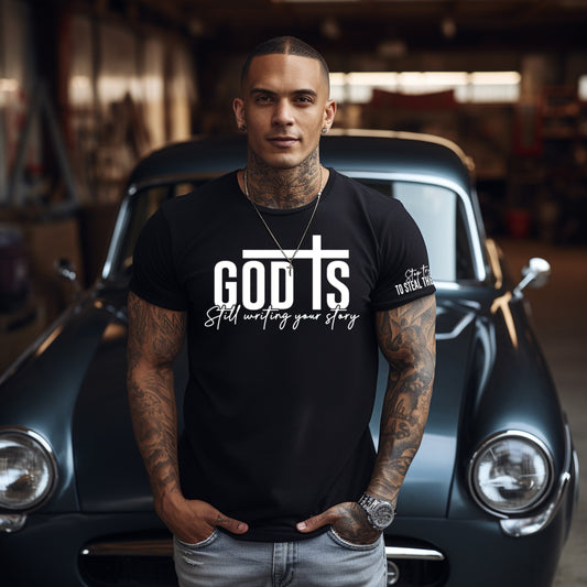 GOD IS — Blackout Kingdom Tee (Bold + Unshakable Edition)