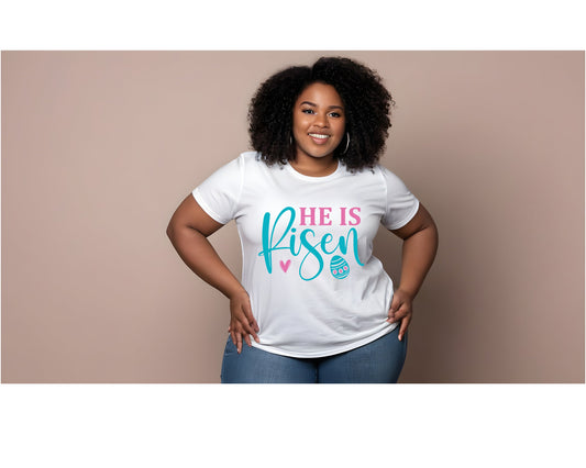 "He's Risen" Easter Tshirt